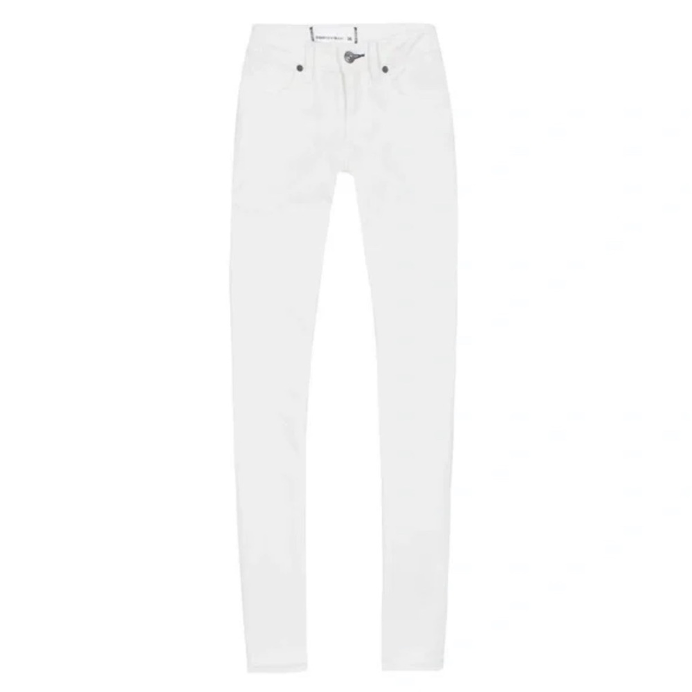 Paper Denim & Cloth Natalie Low Rise Peg Leg White Jeans size 30
